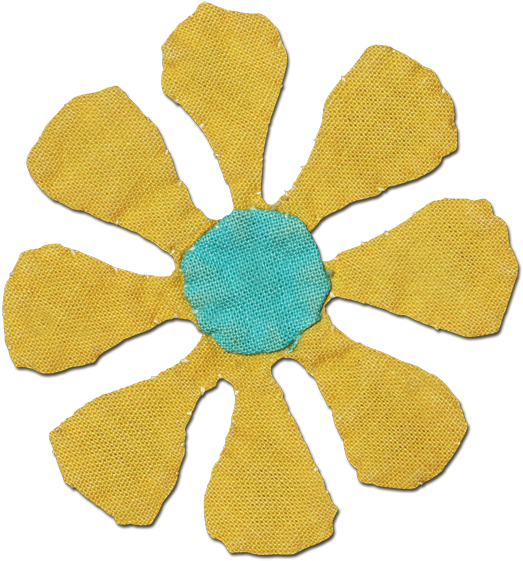 Fabric Flower 02 - Tagetes Patula Clipart (560x600), Png Download