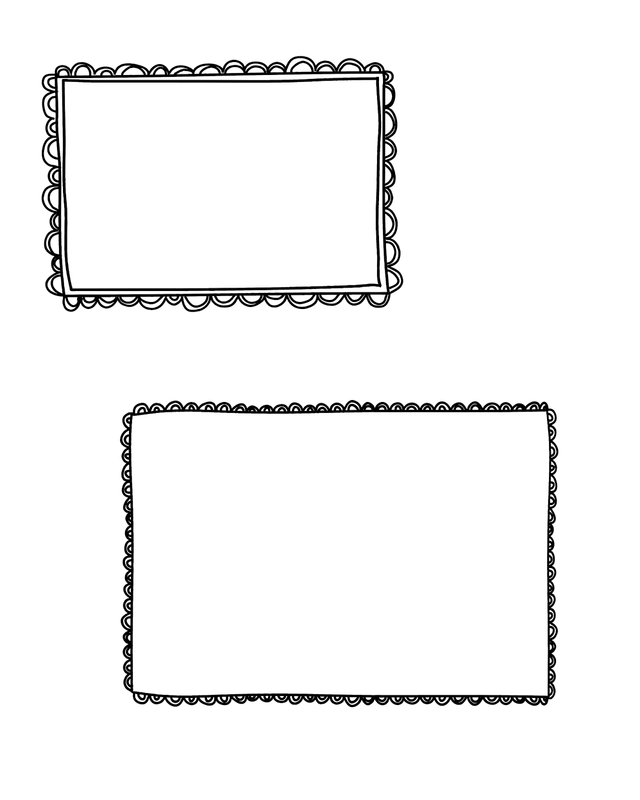 10 Free Png Doodle Frame Blog Boards - Slope Clipart (640x800), Png Download