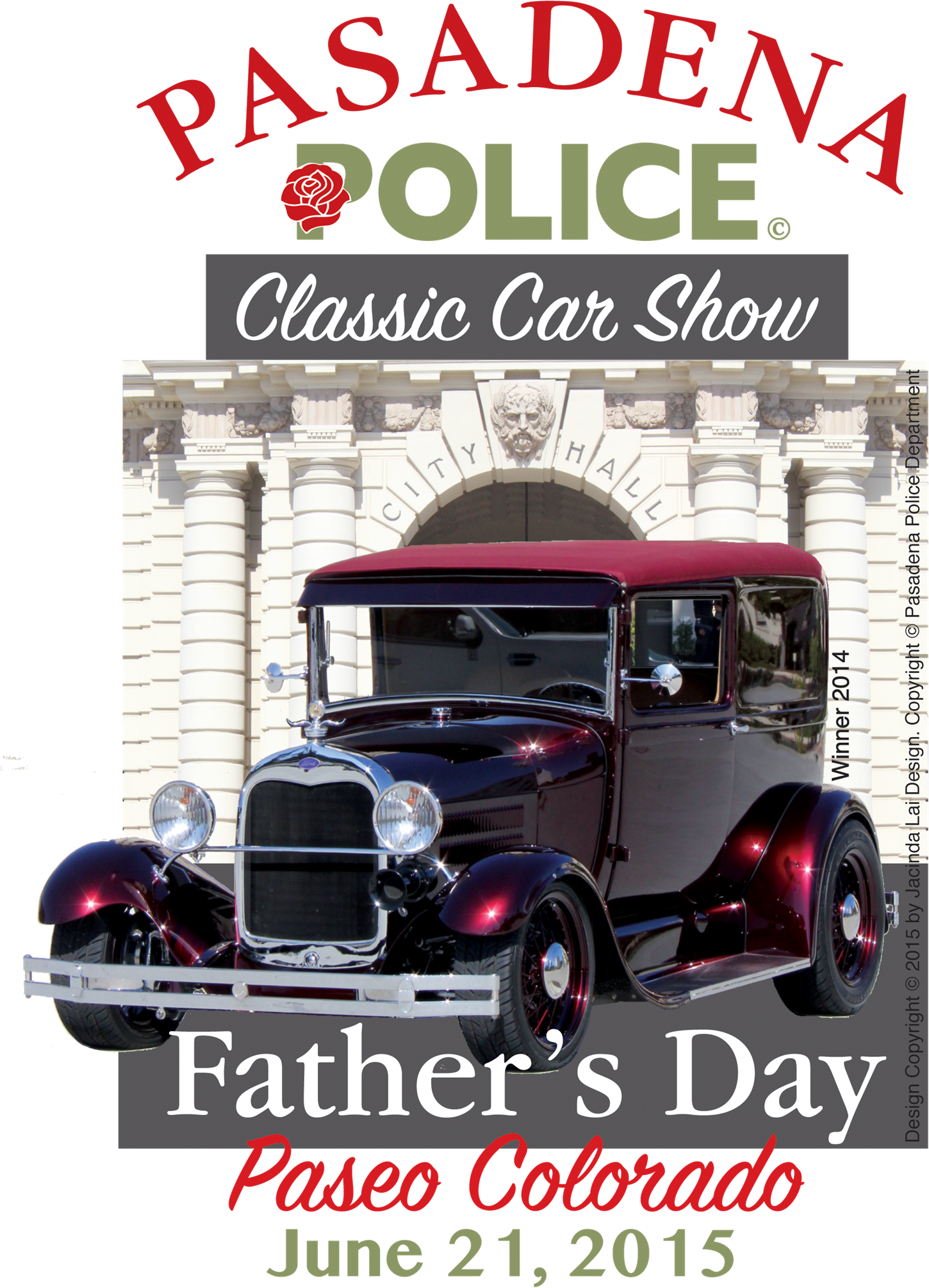 Classic Car Show 2015 Flyer - City Hall Clipart (1450x2011), Png Download