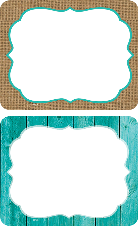 Tcr77195 Shabby Chic Name Tags/labels Image - Illustration Clipart (900x900), Png Download