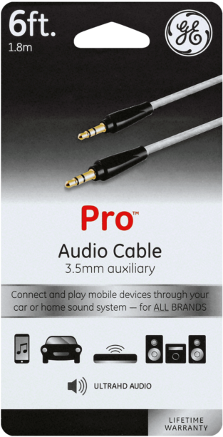 Ge Pro 33524 - Audio & Video Cables Clipart (640x640), Png Download