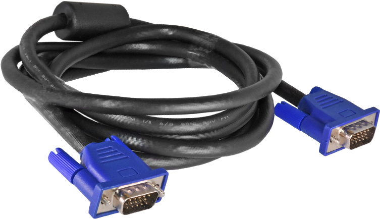 Vga To Vga Cable - Usb Cable Clipart (800x800), Png Download