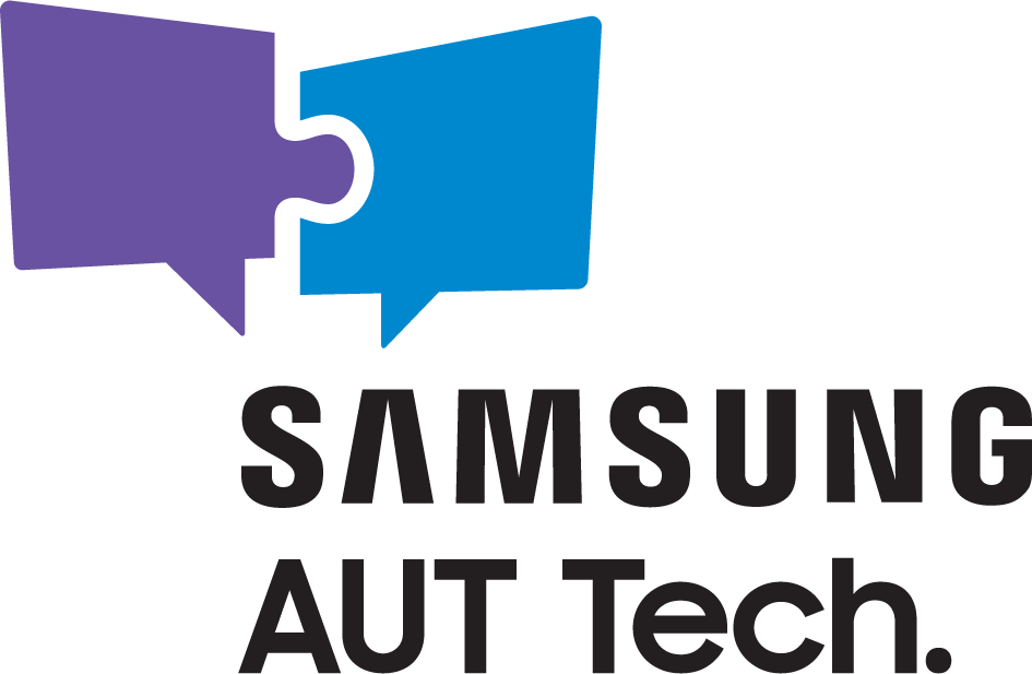 Samsung Aut Tech Logo - Graphic Design Clipart (945x617), Png Download