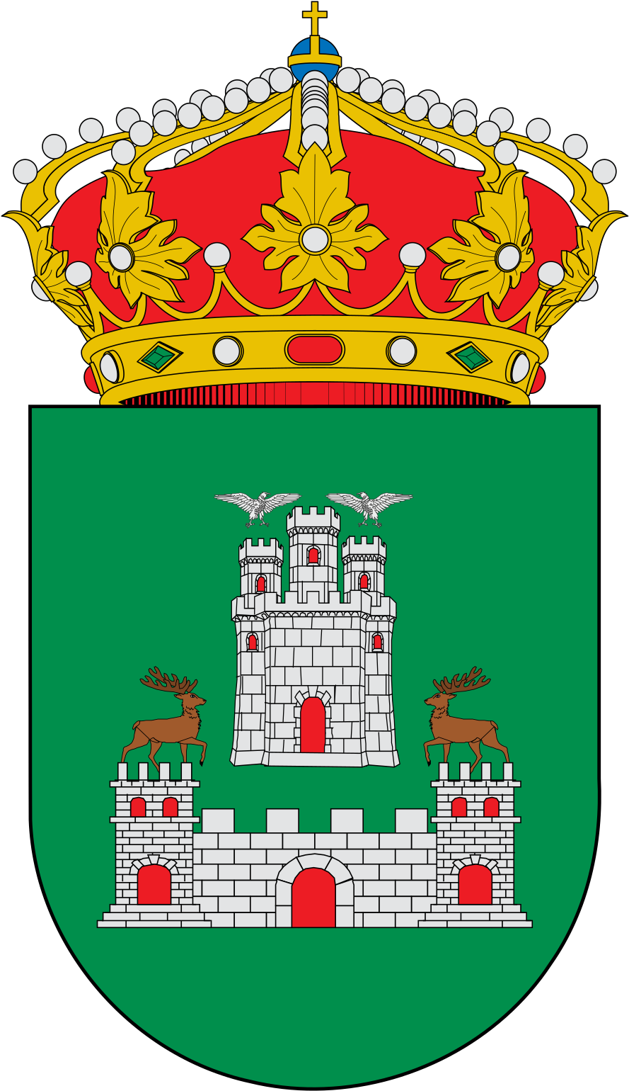 Chinchilla De Montearagón - Escudo Rena Clipart (1200x1697), Png Download