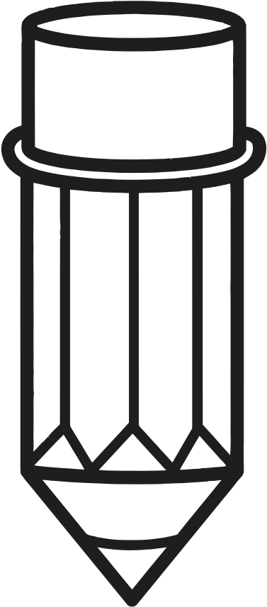 Lapices Y Libros Para Colorear , Png Download - Lapices Animados Para Dibujar Clipart (377x857), Png Download