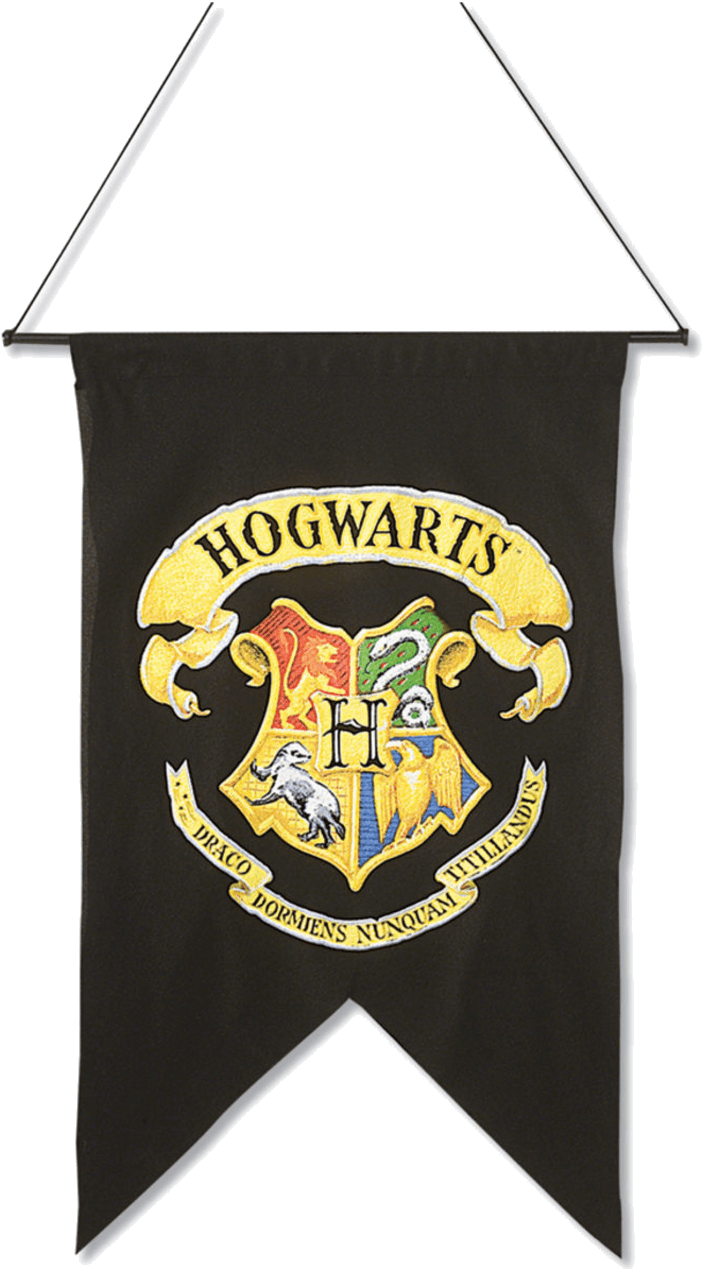Hogwarts Banner - Harry Potter Wall Banner Clipart (800x1268), Png Download