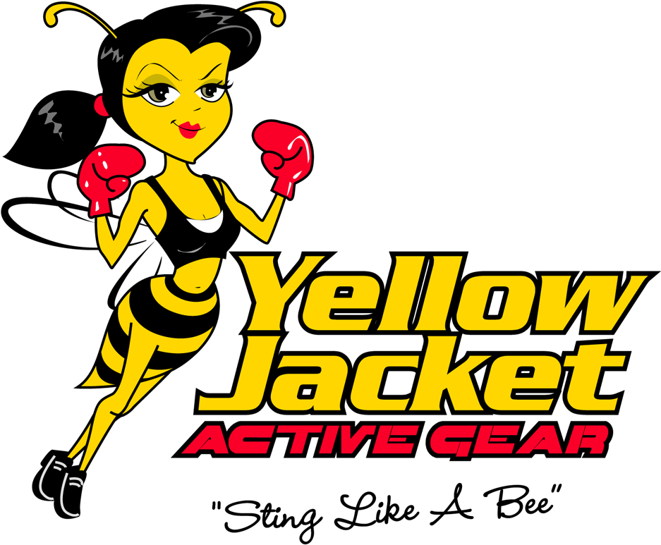 Female Bee Logo Design - Lady Yellow Jackets Clipart (1000x847), Png Download