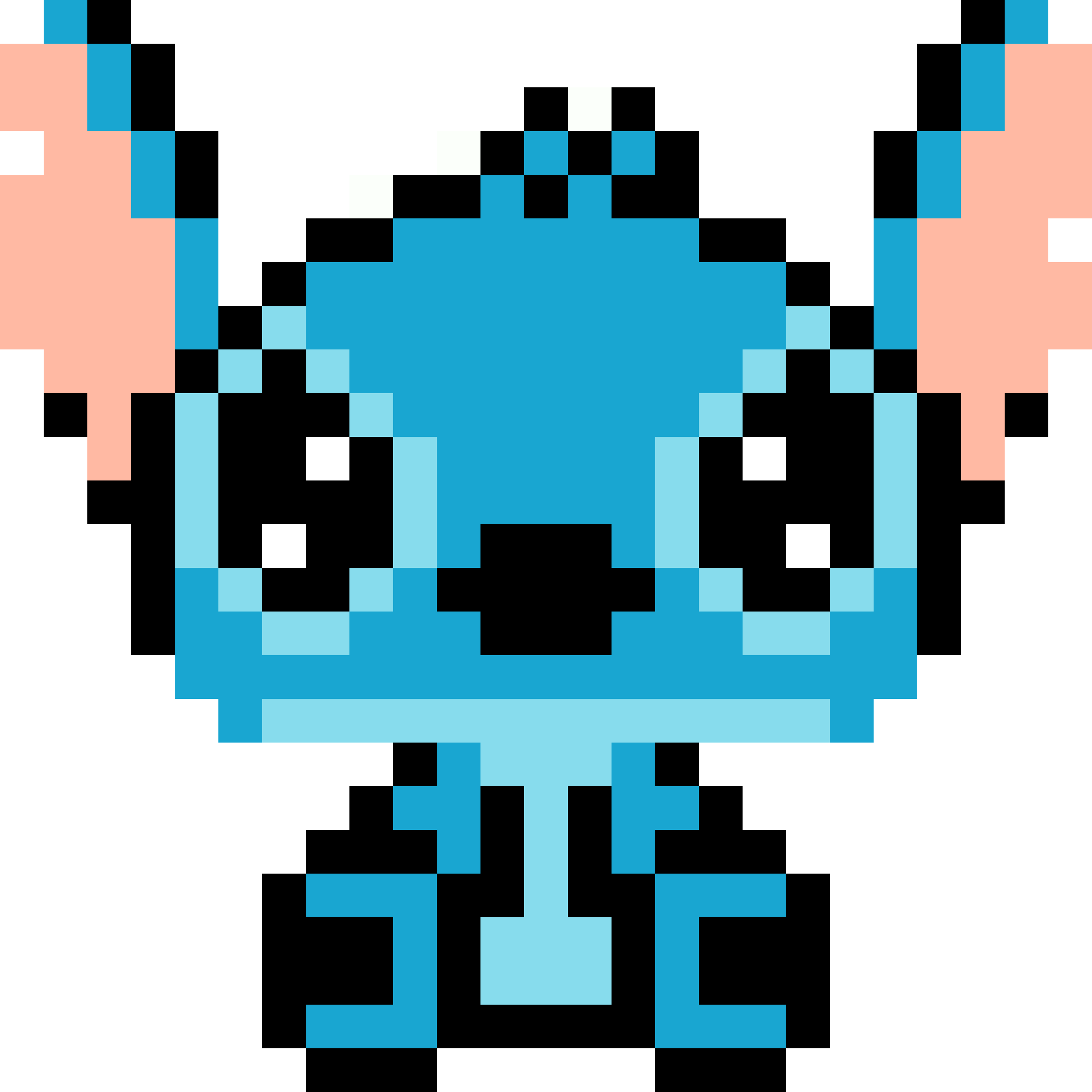 Stich - Pixel Art Stitch Drawn Clipart (2500x2500), Png Download