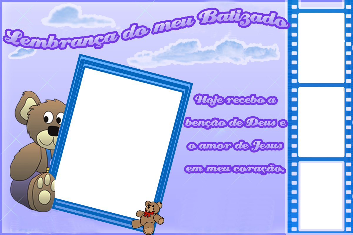 Essa Tem Longa Históriaaa Rs Achei Uma Pronta Na Net, - Moldura Para Fotos Batizado Clipart (1200x800), Png Download