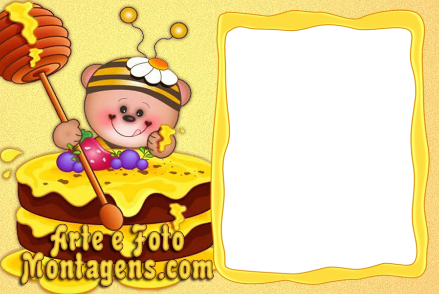 Molduras - Feliz Aniversário Gifs Animados Clipart (898x602), Png Download