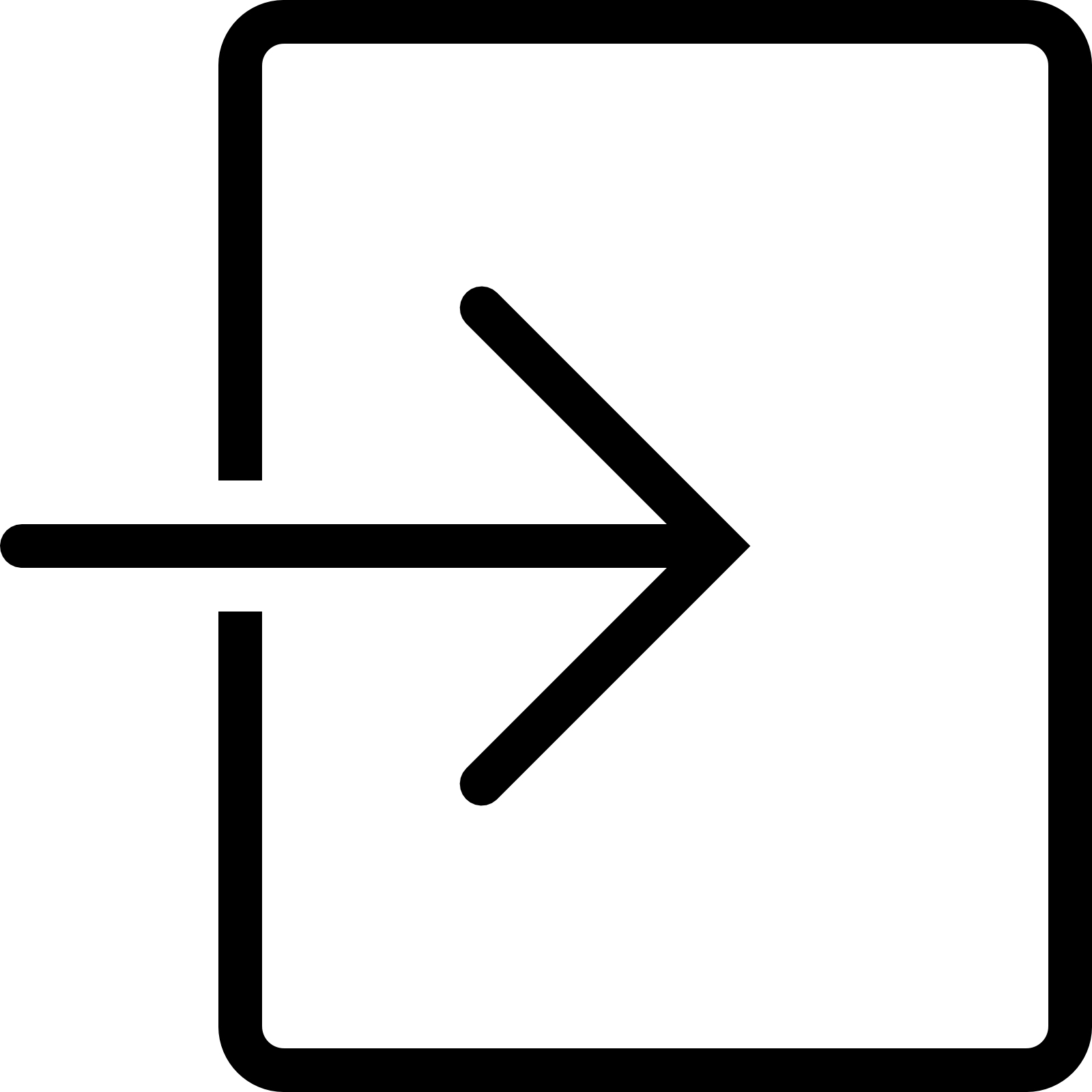 An Enter Icon Is A Rectangle Shape And Between One - Enter Button Icon Png Clipart (1600x1600), Png Download