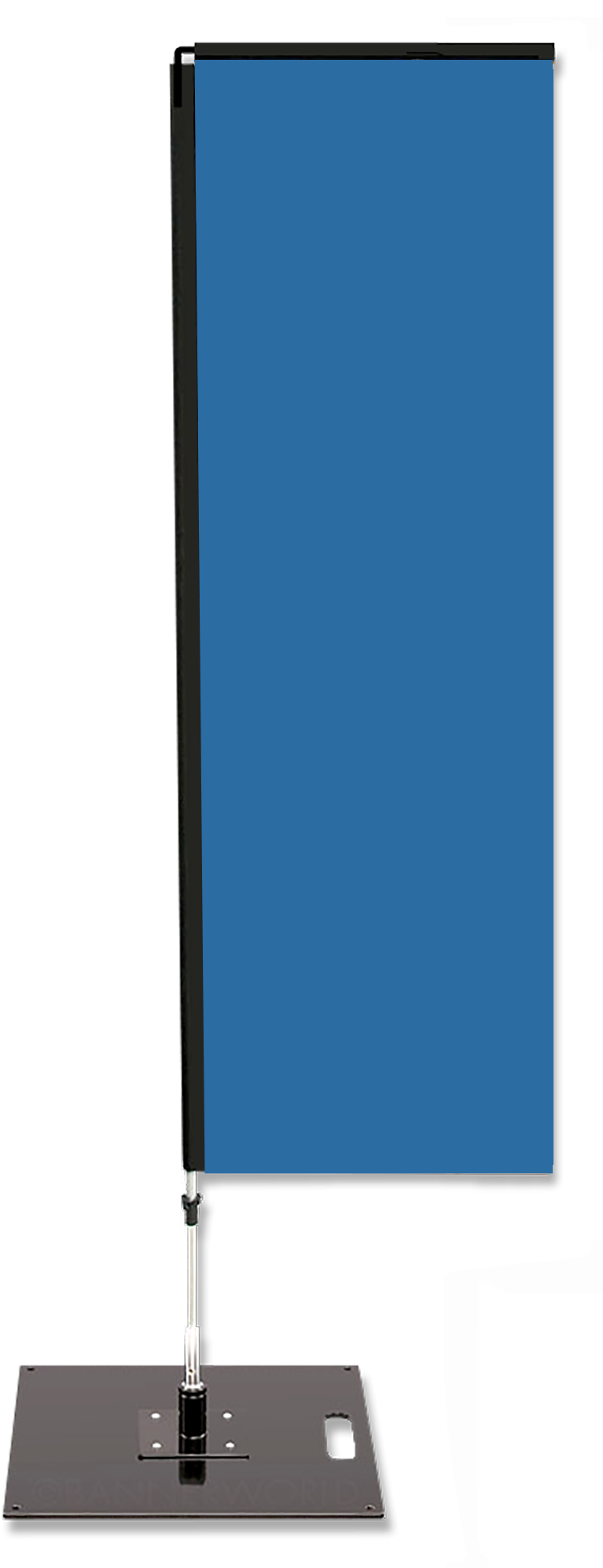 Printed Flags In A Rectangle Shape - Banner Clipart (847x2000), Png Download