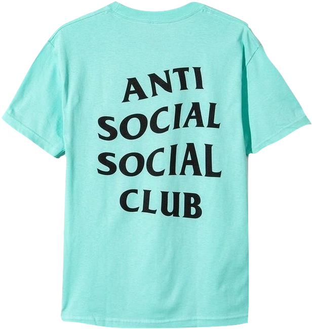 Anti Social Social Club Logo Tee - Active Shirt Clipart (675x714), Png Download