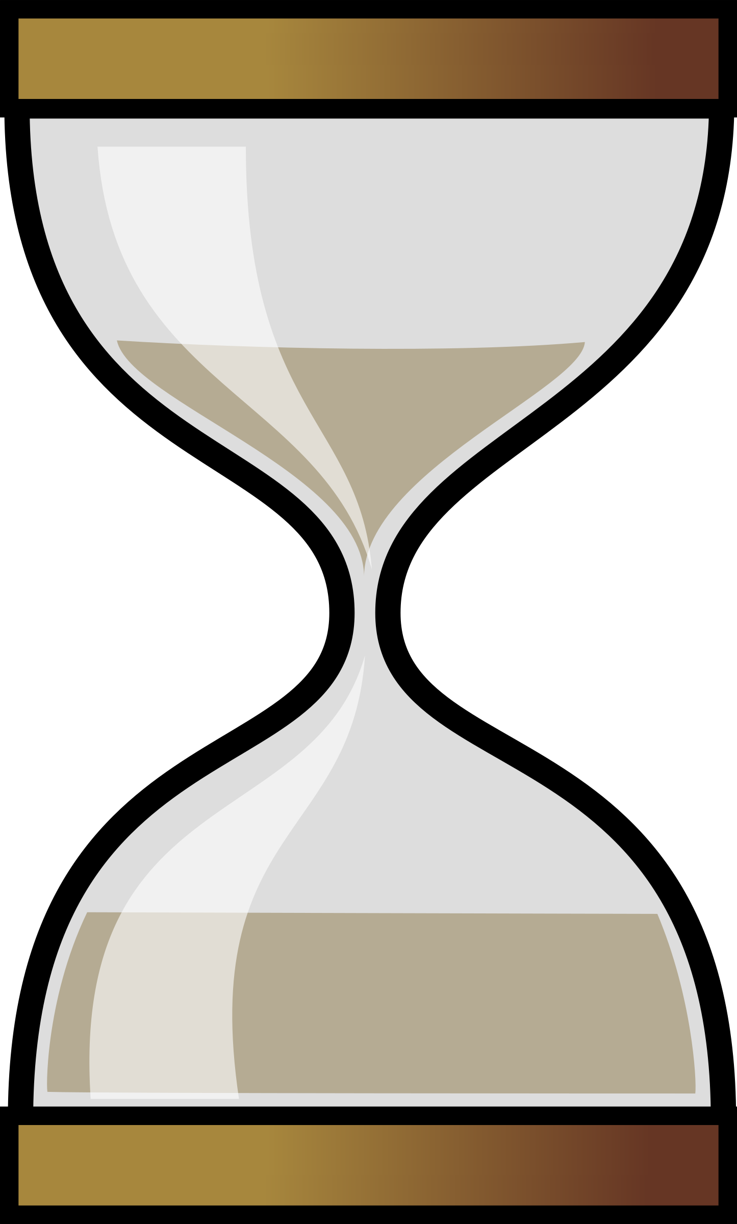 Sand Watch Png - Sand Clock Gif Png Clipart (433x720), Png Download