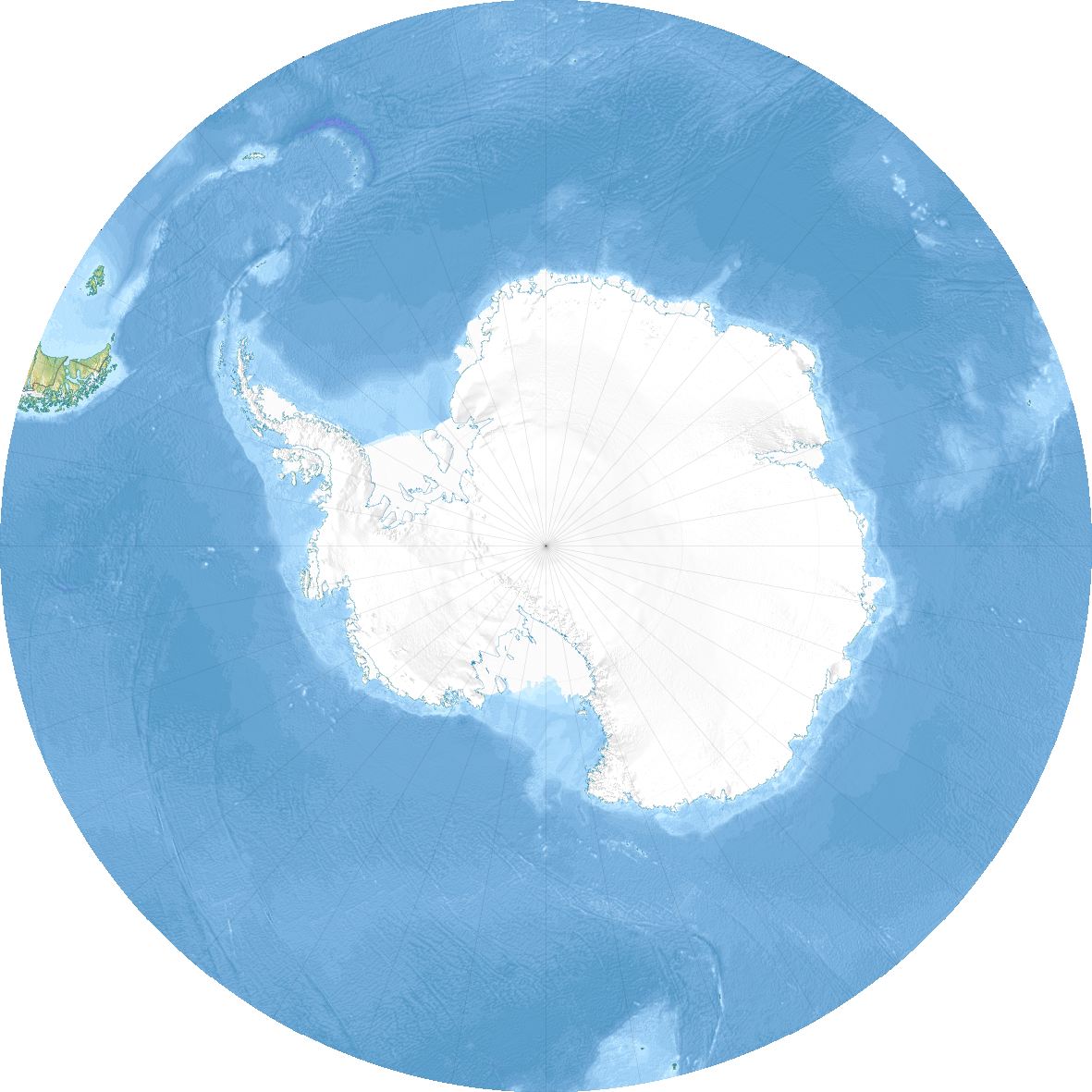 Antarctic Ocean Relief Location Map - North Pole And South Pole Clipart (1181x1181), Png Download