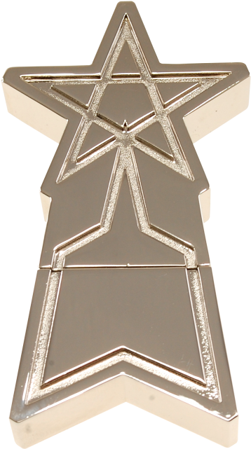 Sssp Emblem Shooting Star - Cross Clipart (640x640), Png Download