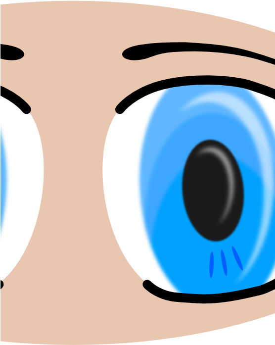 Adam Lowe Anime Eyes 555px - Eyes Clip Art - Png Download (555x785), Png Download