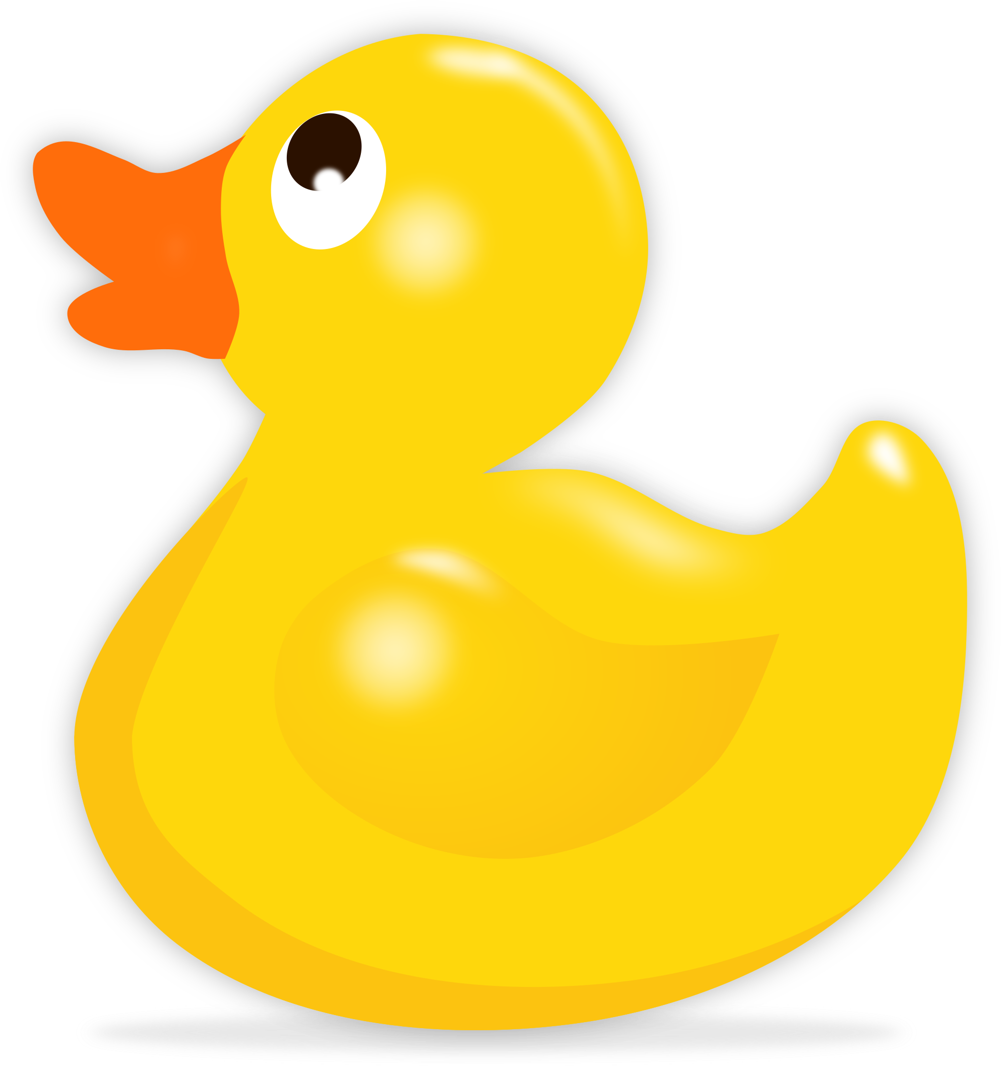 Rubber Duck Png - Clip Art Rubber Duck Transparent Png (2274x2400), Png Download