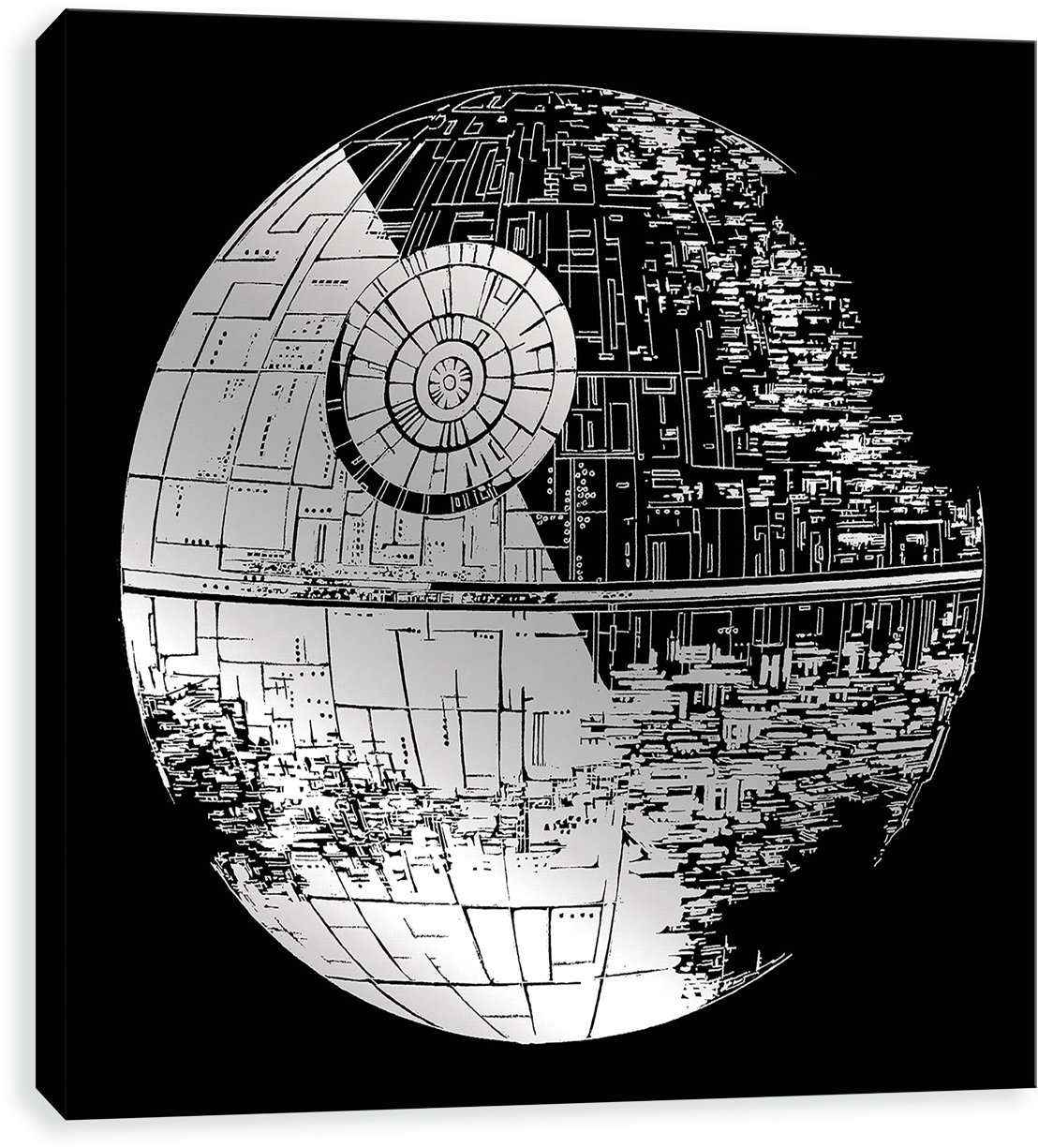 Star Wars The Second Death Star Clipart (1280x1280), Png Download