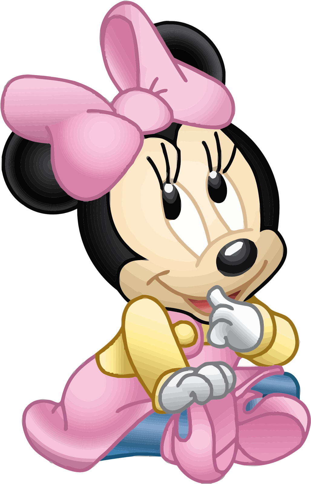 Baby Minnie Mouse Images - Baby Minnie Clipart (1028x1600), Png Download