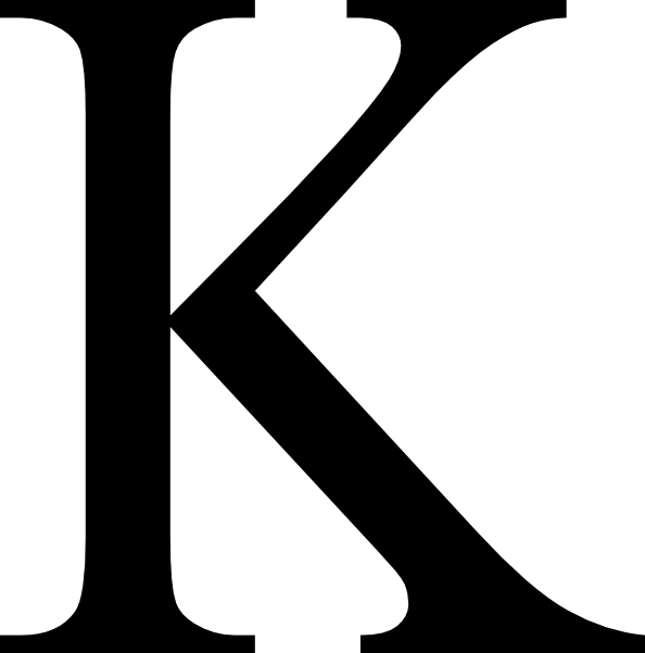 Small - Kappa Greek Letter Png Clipart (594x601), Png Download