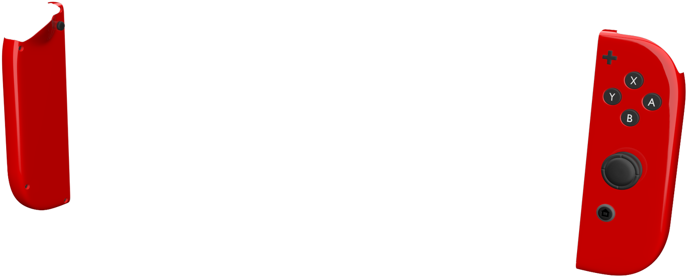 Net/nintendo Switch Painted/parts/ - Coquelicot Clipart (2000x1200), Png Download