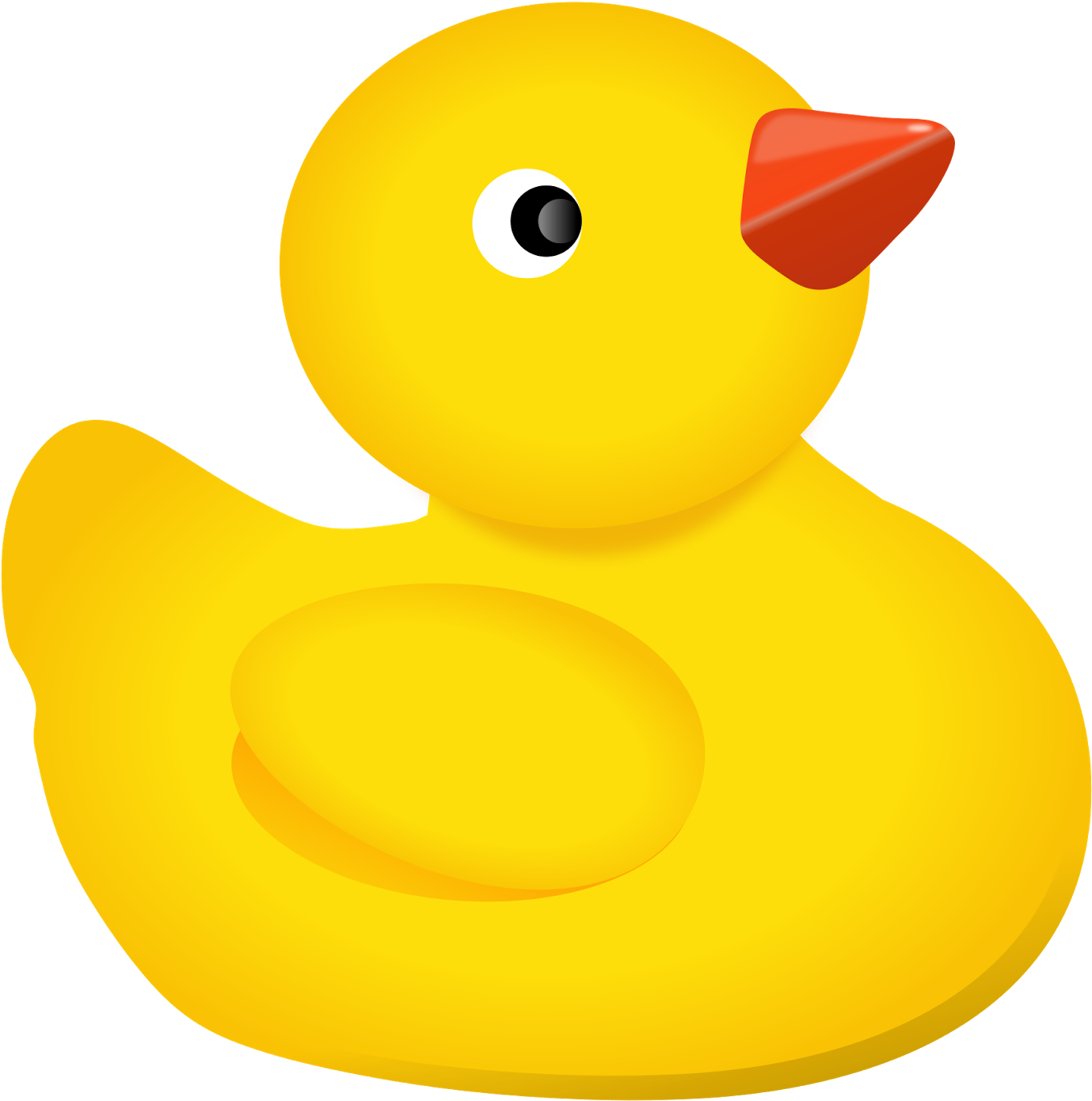 Rubber Duck Png - Rubber Duck Clipart (1600x1600), Png Download