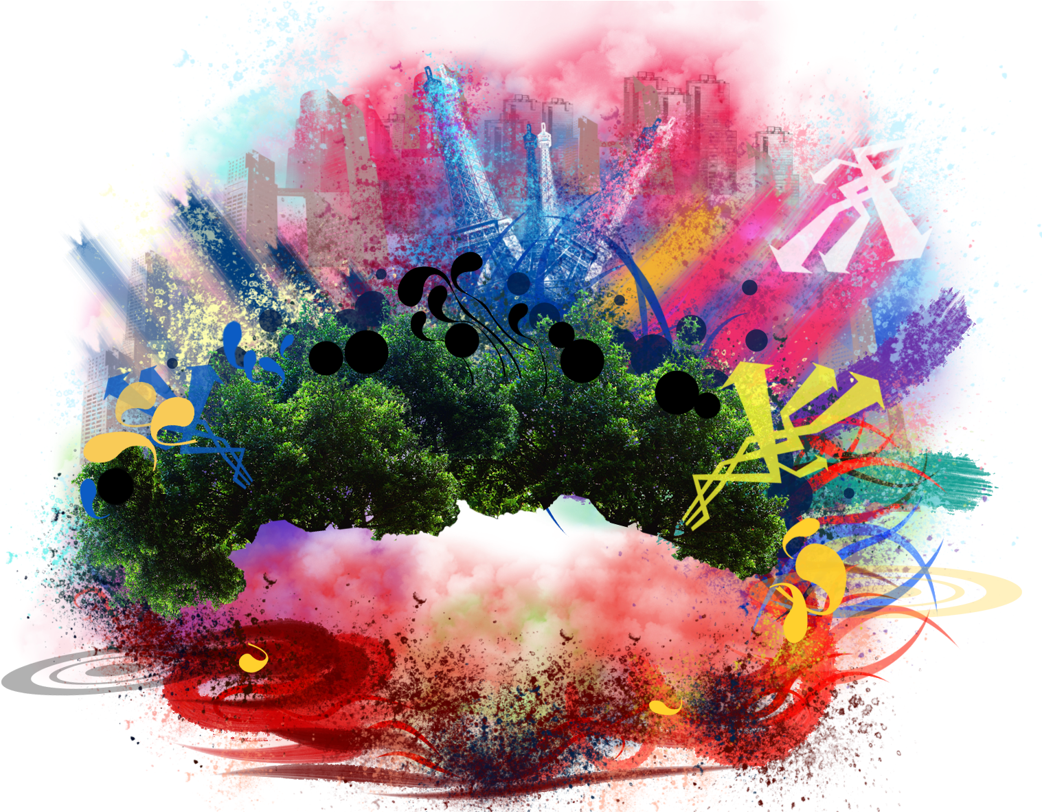 Car Watercolor Painting Oil Paint Clipart (1517x1182), Png Download