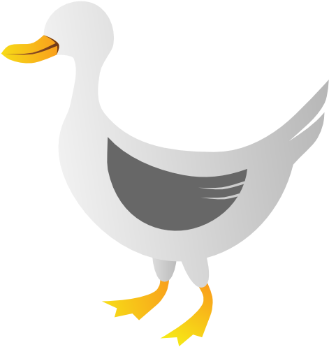 Duck Png Best Clipart - Duck Vector Png Transparent Png (555x555), Png Download