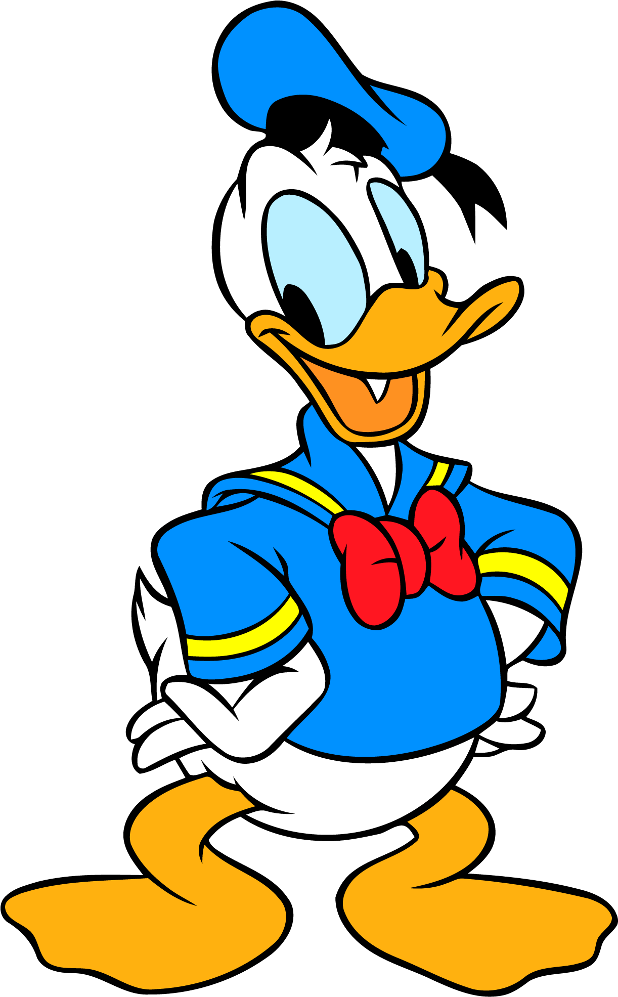 Donald Duck Png Hd - Donald Duck Clipart (1476x2000), Png Download