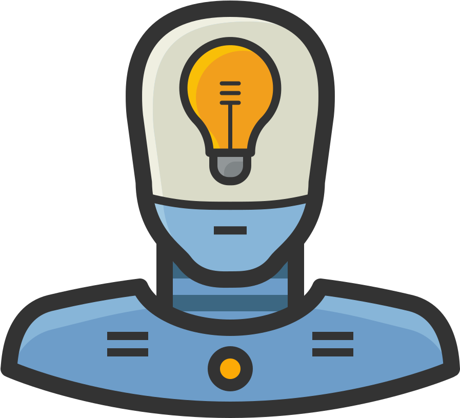Download Svg Download Png - Robot Icon Png Clipart (1024x1024), Png Download