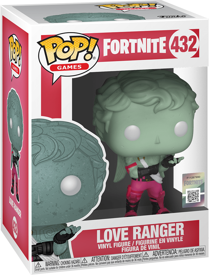 Funko Pop Games Fortnite Love Ranger - Funko Pop Love Ranger Clipart (809x1061), Png Download