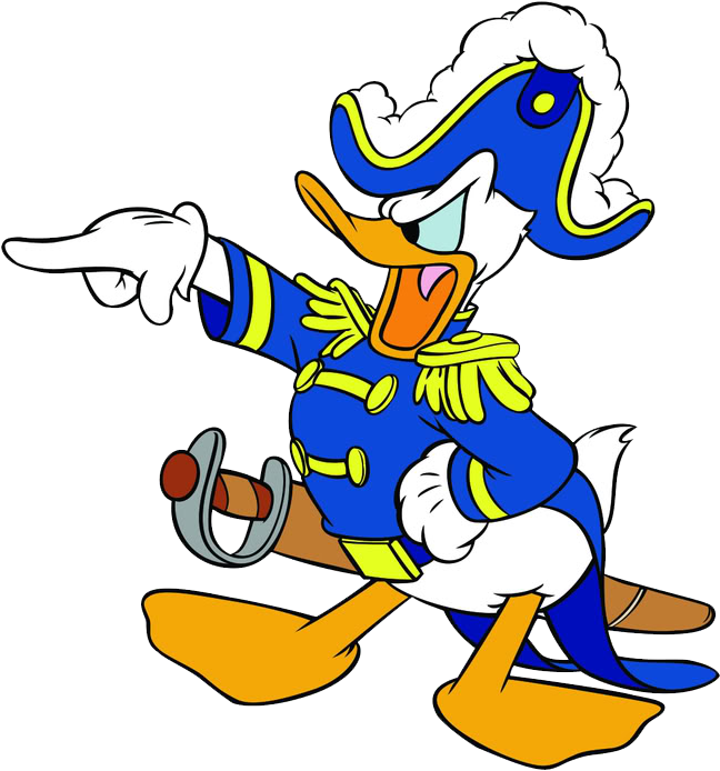 Donald Duck Png Clipart (671x719), Png Download