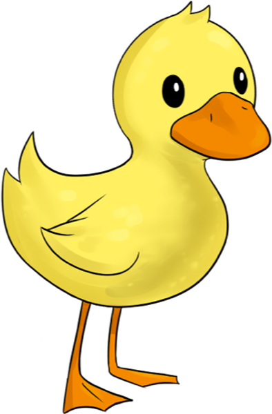 Duck - Cartoon Farm Animal Transparent Clipart (600x600), Png Download