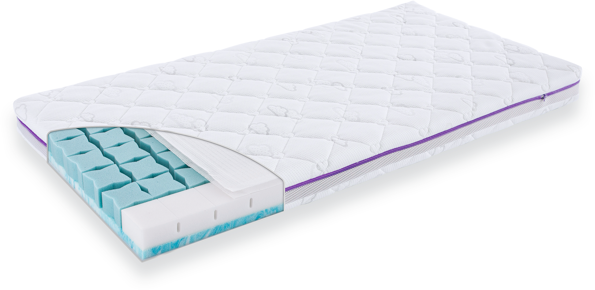 Mattress White Star - Mattress Clipart (2048x1202), Png Download