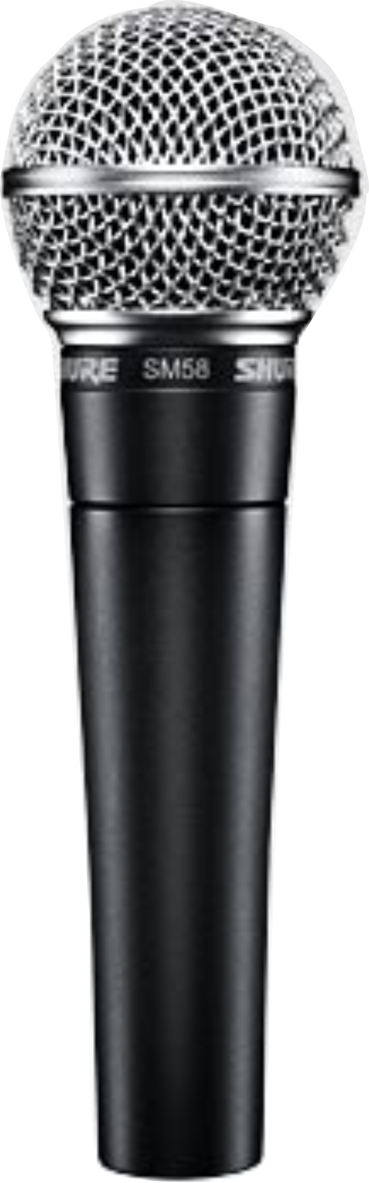 Microphone Png Image - Shure Sm58 Lc Cardioid Dynamic Vocal Microphone Musical Clipart (750x2401), Png Download