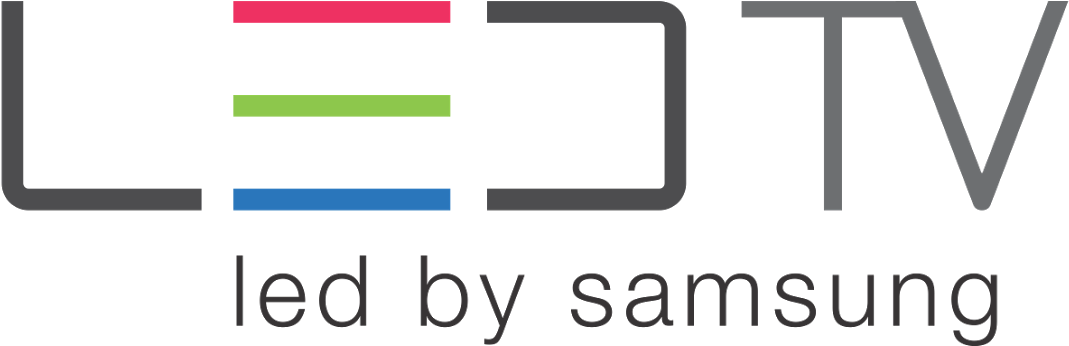 Led Tv By Samsung Logo - Graphics Clipart (1069x346), Png Download