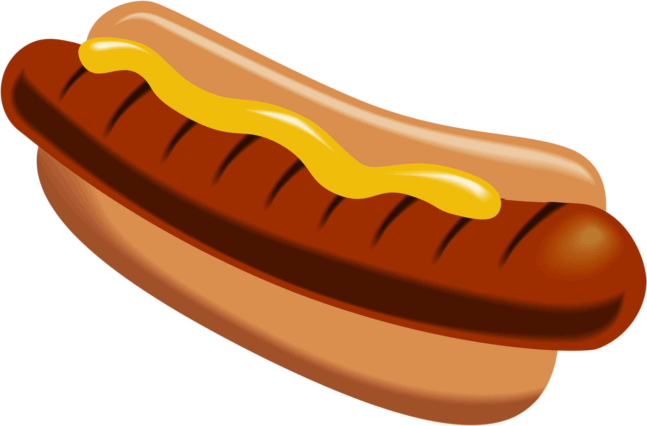 Hot Dog Clipart Png Transparent Png (2320x1554), Png Download
