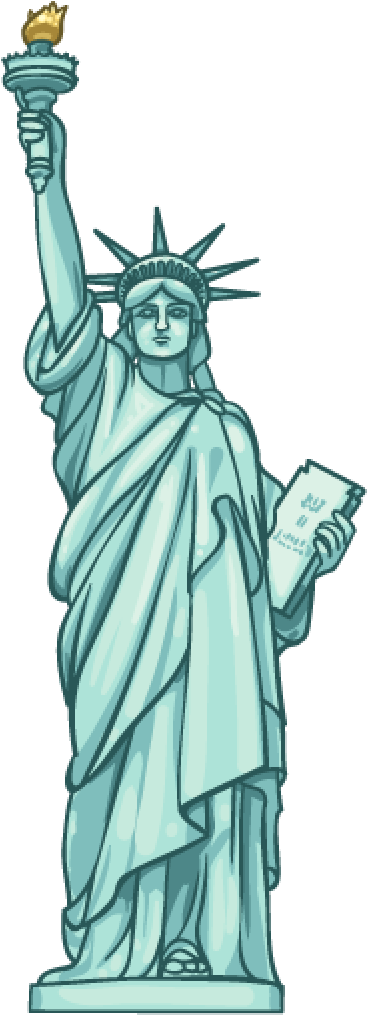 Statue Of Liberty - Statue Of Liberty Clipart Png Transparent Png (1024x1024), Png Download