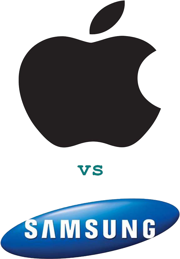 Apple Samsung Brand War Png Samsung Apple Logo - Samsung Clipart (1024x1024), Png Download
