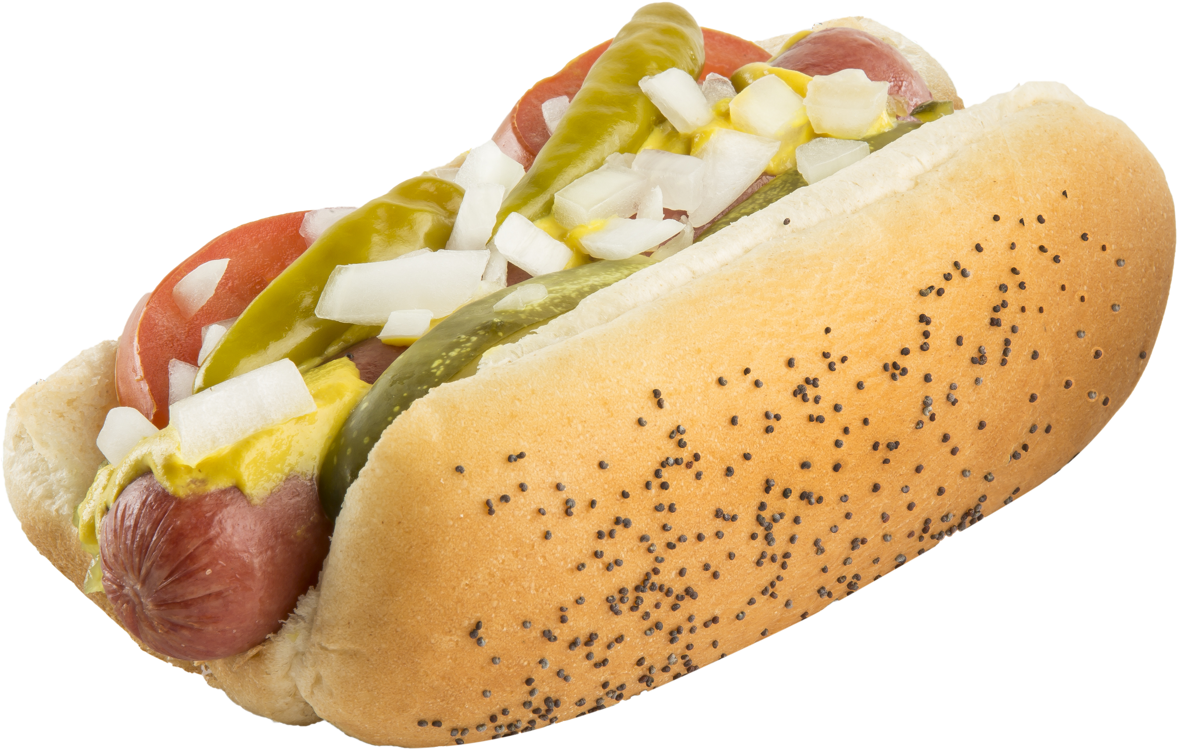 Buona Honors Chicago Originals With Dollar Dogs As - Chicago Hot Dog Transparent Clipart (5760x3840), Png Download