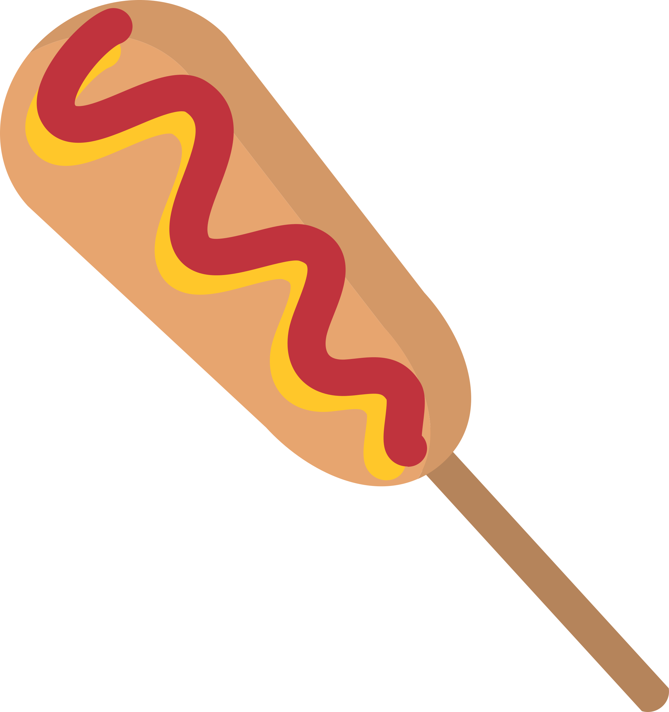 Isolated Corn Dog Image Library Stock - Corn Dog Clip Art Free - Png Download (2256x2400), Png Download