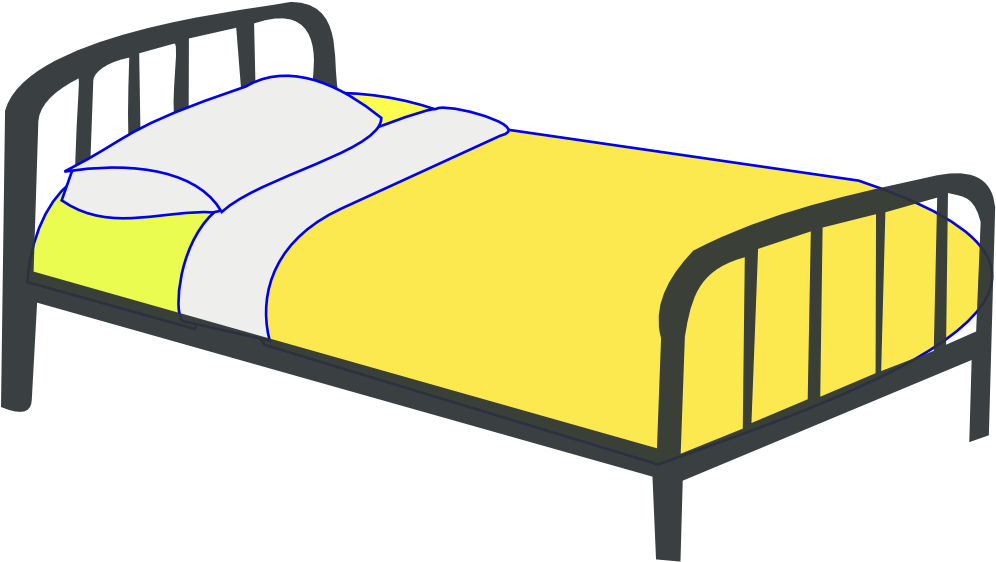 Make Bed Bed Cartoon Clip Art Dromgbg Top - Bed Clipart Transparent Background - Png Download (1000x568), Png Download