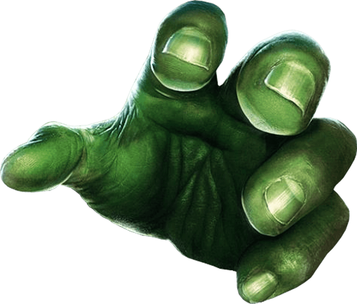 Hand Png - Hulk Hand Png Clipart (705x600), Png Download