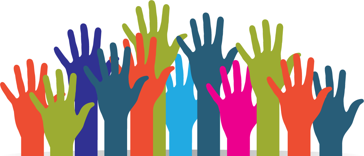 1197 X 513 11 - Transparent Image Of Raised Hands Clipart (1197x513), Png Download