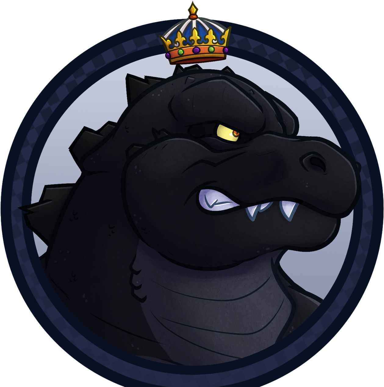 Godzilla In Fantasy Street Icon - Cartoon Clipart (1280x1280), Png Download