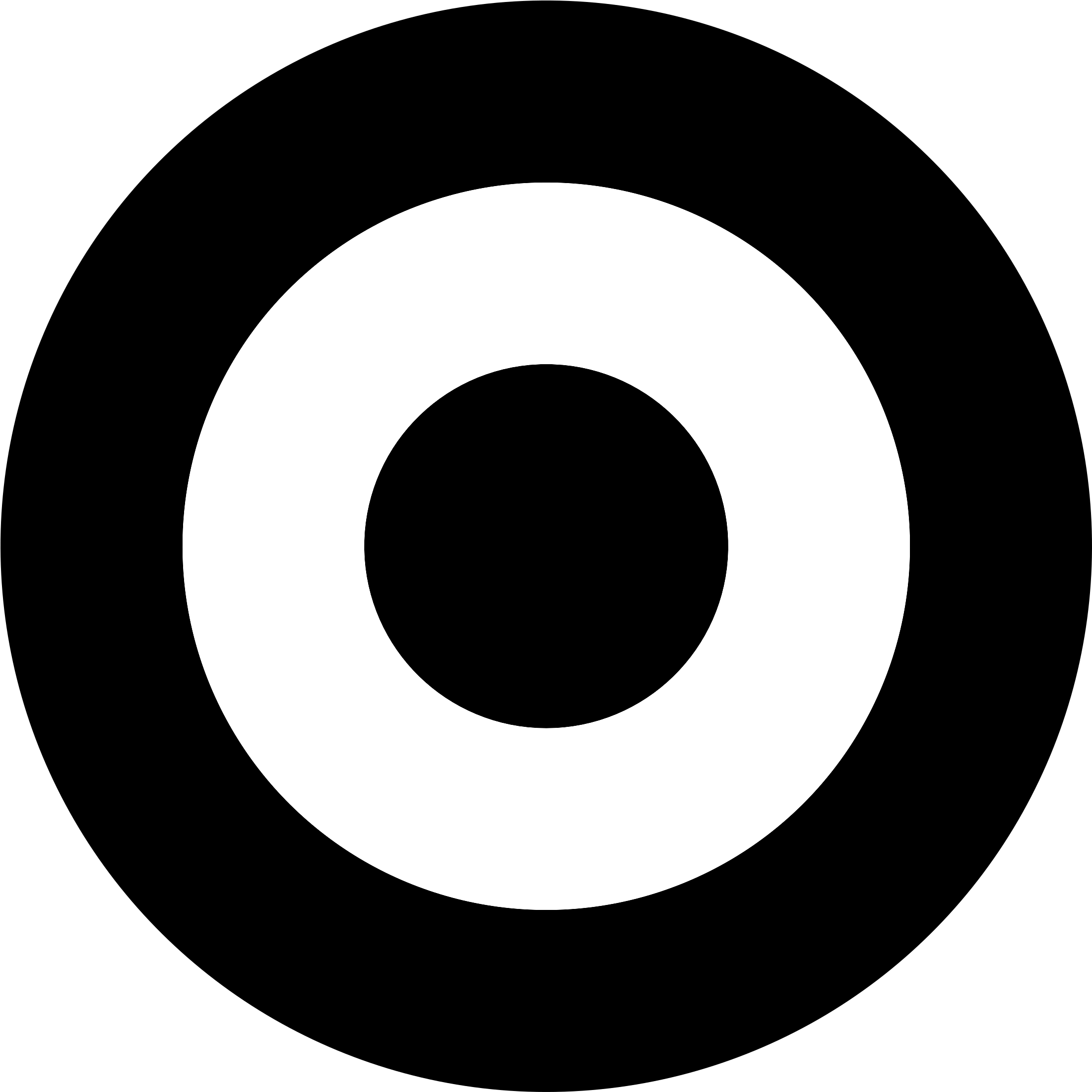 Target Logo Black - White Logo Of Chess Clipart (2400x2398), Png Download