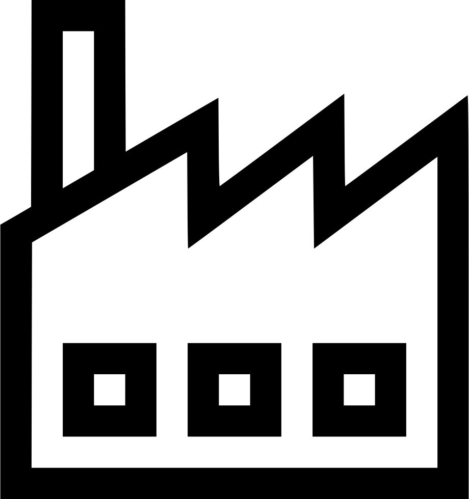 Png File Svg - Factory Building Icon Png Clipart (920x980), Png Download