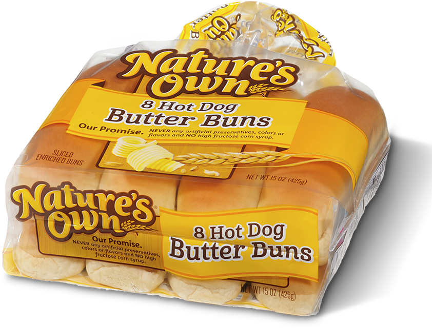 Butter Hot Dog Buns Clipart (842x640), Png Download