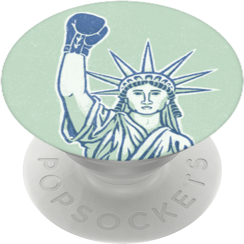 Boss Lady Liberty, Popsockets - Circle Clipart (989x1000), Png Download